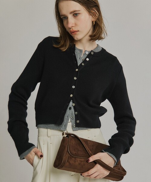 PUBLIC TOKYO（パブリックトウキョウ） カーディガン コットンカシミア