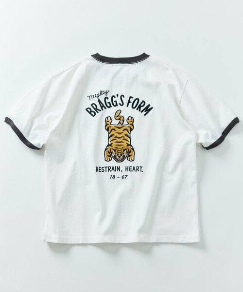 「FREAK'S STORE」 半袖Tシャツ LARGE ホワイト メンズ_画像8