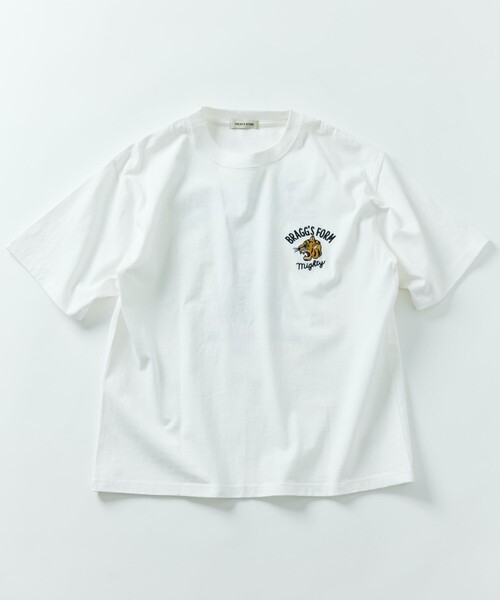 「FREAK'S STORE」 半袖Tシャツ LARGE ホワイト メンズ_画像9