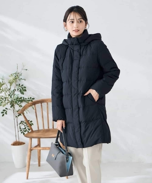 a.v.v（アー・ヴェ・ヴェ） ダウンコート ダウンジャケット フーデッド