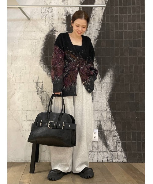 JEANASIS（ジーナシス） カーディガン landscape ブラッシュVニット