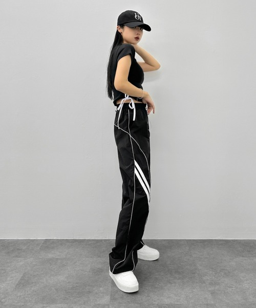 LVEU.（ラブユ） イージーパンツ FREE グレー レディース : ZOZOTOWN