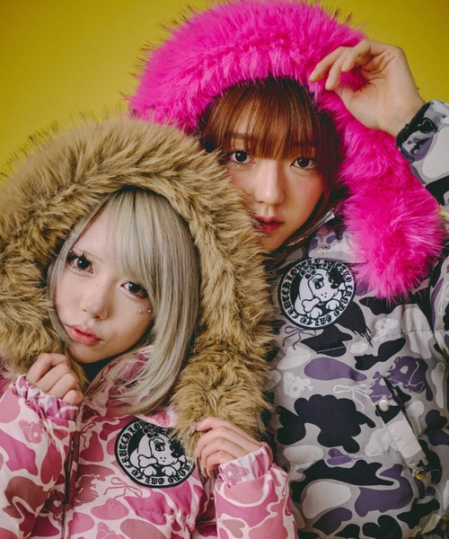 新品ジーフォアG/FOREゴルフレディースダウンジャケット　ショート防風　ピンク レディース CPG ゴルフウェア アウター ショートダウンジャケット