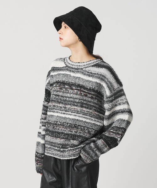 BEAUTY＆YOUTH UNITED ARROWS ニット セーター マルチボーダー ニット