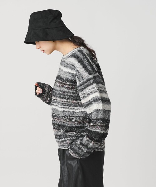 BEAUTY＆YOUTH UNITED ARROWS ニット セーター マルチボーダー ニット