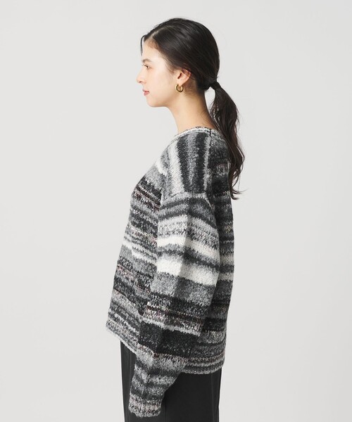 BEAUTY＆YOUTH UNITED ARROWS ニット セーター マルチボーダー ニット