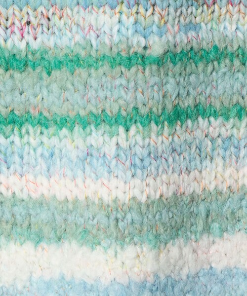 BEAUTY＆YOUTH UNITED ARROWS ニット セーター マルチボーダー ニット