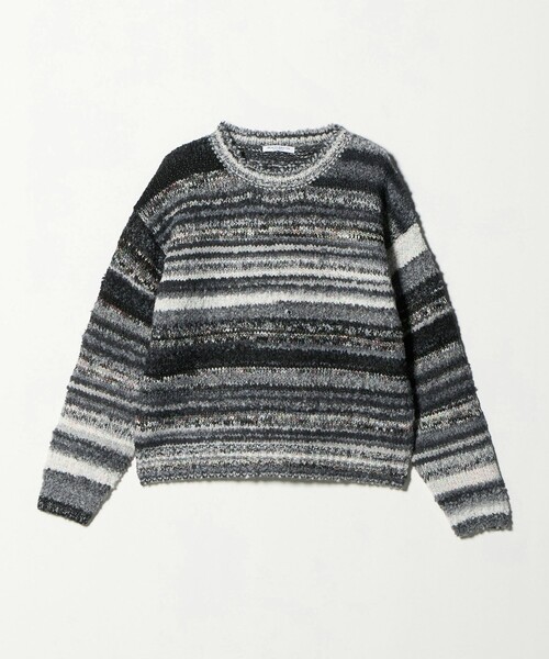 ビューティーアンドユース マルチボーダーニットプルオーバー 新品未使用 BEAUTY＆YOUTH UNITED ARROWS ニット セーター マルチボーダー ニット