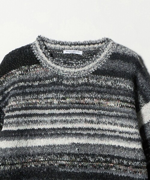 BEAUTY＆YOUTH UNITED ARROWS ニット セーター マルチボーダー ニット