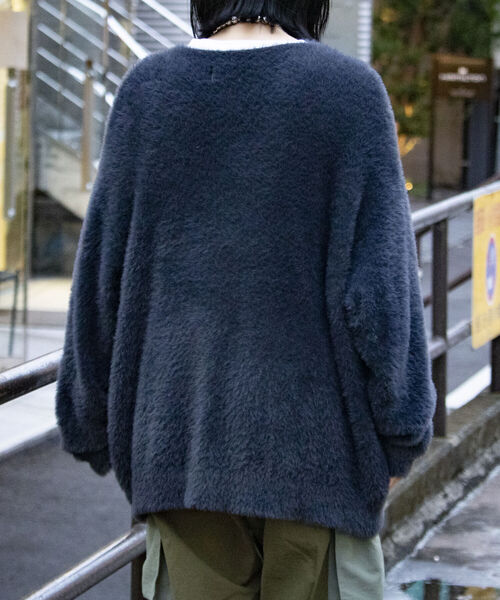 「GLOSTER」 カーディガン L イエロー メンズ_画像3