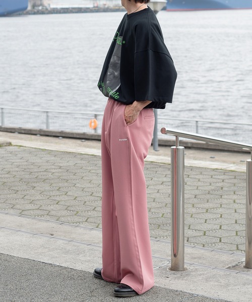 Perushu スラックス MEDIUM ピンク メンズ : ZOZOTOWN Yahoo!店 - 通販