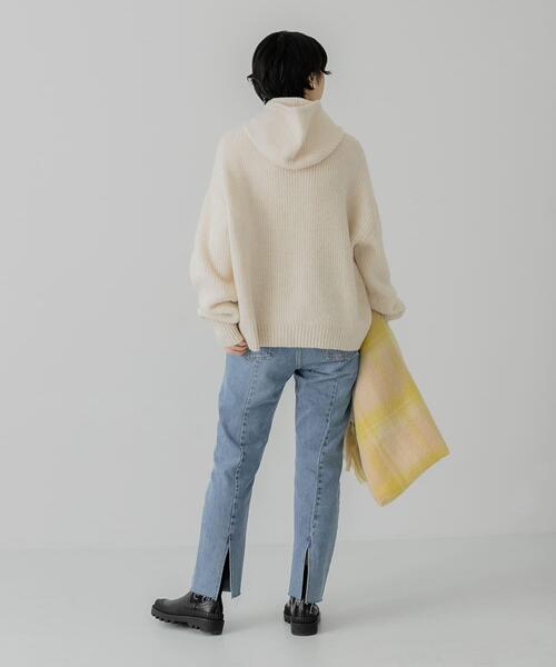 「KBF」 長袖ニット ONE グリーン レディース_画像8