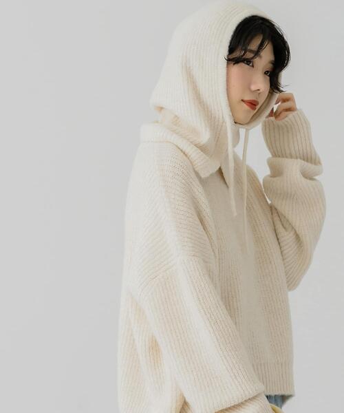 「KBF」 長袖ニット ONE グリーン レディース_画像9