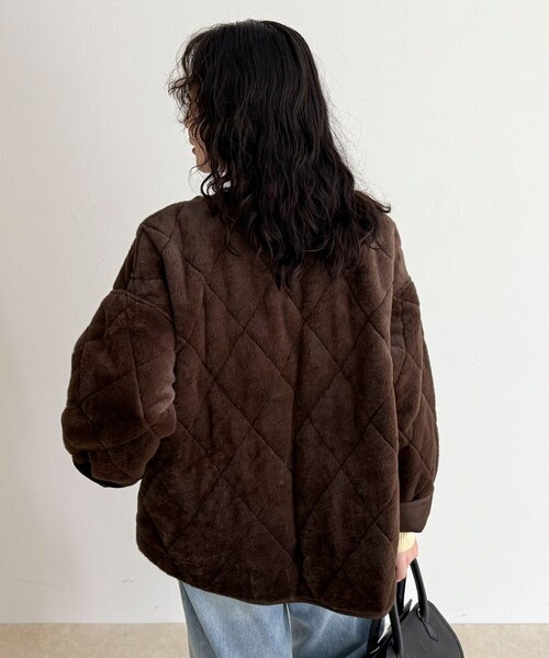 fredy emue（フレディエミュ） ムートンコート ボアコート ファー