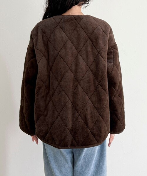 fredy emue（フレディエミュ） ムートンコート ボアコート ファー