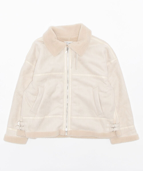 「Lui's」 「neucon」ブルゾン 1 アイボリー メンズ_画像2