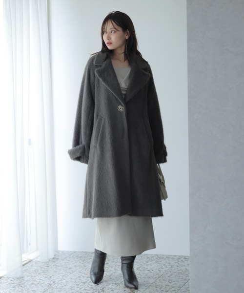 SNIDEL（スナイデル） ワンピース ドレープバックサテンロング