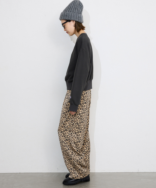 SLOBE IENA（スローブイエナ） パンツ レオパードイージーパンツ