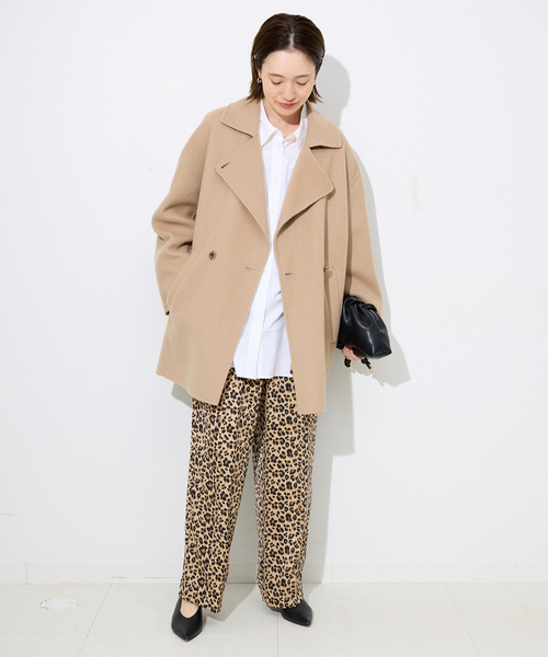 SLOBE IENA（スローブイエナ） パンツ レオパードイージーパンツ