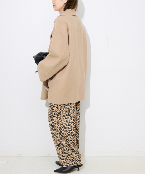 SLOBE IENA（スローブイエナ） パンツ レオパードイージーパンツ