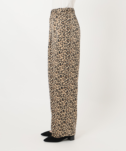 SLOBE IENA（スローブイエナ） パンツ レオパードイージーパンツ