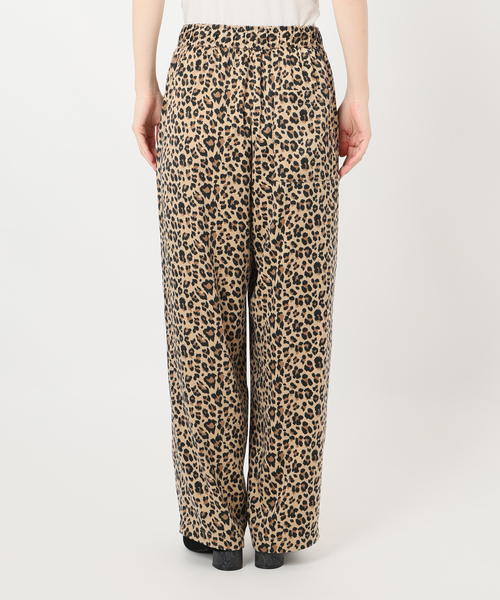 SLOBE IENA（スローブイエナ） パンツ レオパードイージーパンツ