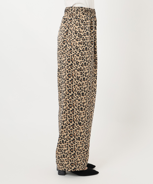 SLOBE IENA（スローブイエナ） パンツ レオパードイージーパンツ