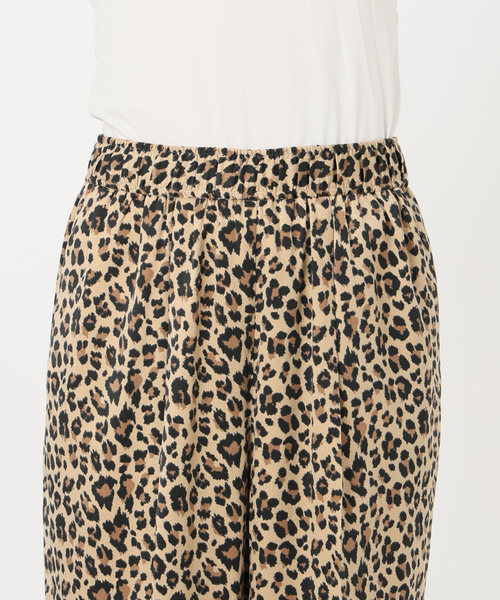 SLOBE IENA（スローブイエナ） パンツ レオパードイージーパンツ