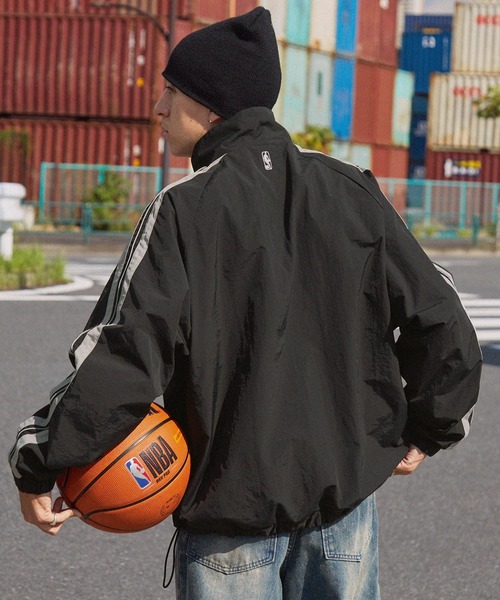 NBA バスケットボール ナイロン ジャケット NBA ナイロンブルゾン M ブラック メンズ : ZOZOTOWN Yahoo!店 - 通販