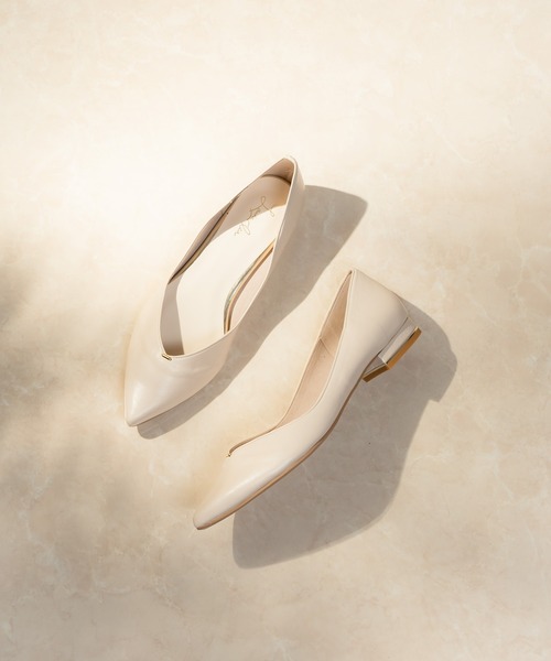 「Launa lea」 フラットパンプス 22.5cm ブラック レディース_画像8