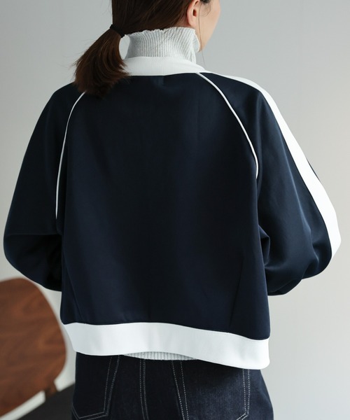 「sakishimatokyo」 ジャージブルゾン FREE ネイビー レディース_画像8