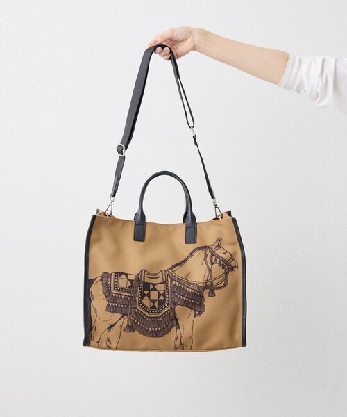 ear PAPILLONNER（イア パピヨネ） トートバッグ sampo×earホース