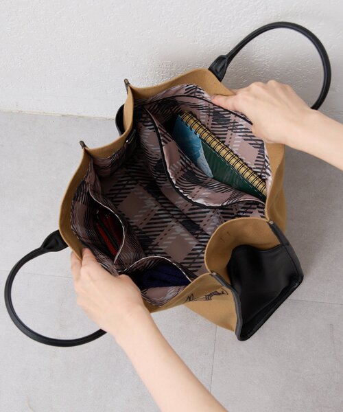 ear PAPILLONNER（イア パピヨネ） トートバッグ sampo×earホース