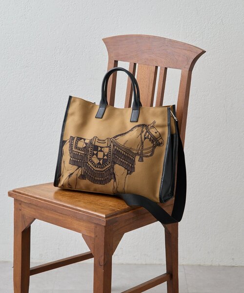 ear PAPILLONNER（イア パピヨネ） トートバッグ sampo×earホース