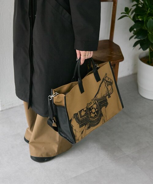 ear PAPILLONNER（イア パピヨネ） トートバッグ sampo×earホース