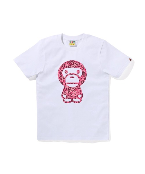 A BATHING APE（アベイシングエイプ） tシャツ WILD LEOPARD PATTERN