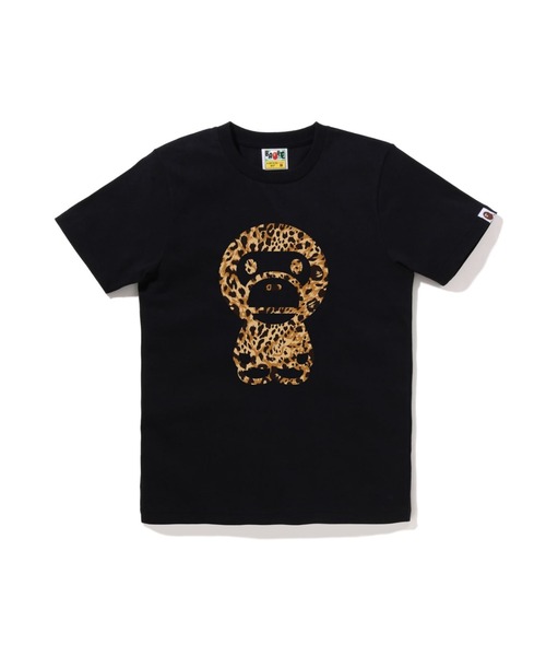 A BATHING APE（アベイシングエイプ） tシャツ WILD LEOPARD PATTERN