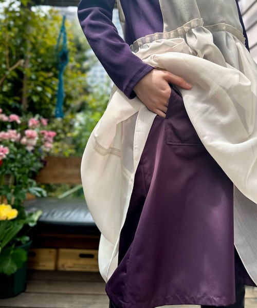 「AVIE」 長袖ワンピース 38 ブラック レディース_画像5