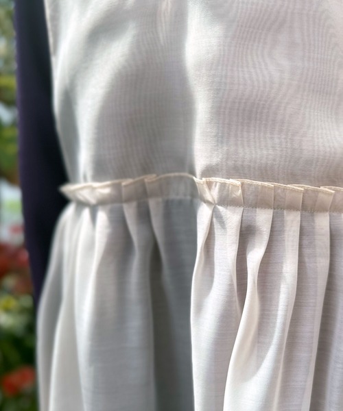 「AVIE」 長袖ワンピース 38 ブラック レディース_画像6