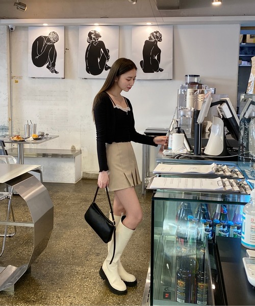 「by muni:r」 ミニスカート FREE グレー レディース_画像4