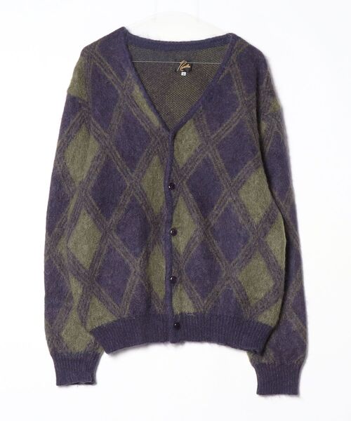 Needles（ニードルス） ニットカーディガン M パープル メンズ