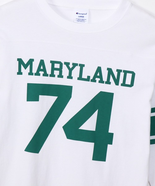 Champion（チャンピオン） 7分袖Tシャツ X-LARGE ホワイト メンズ