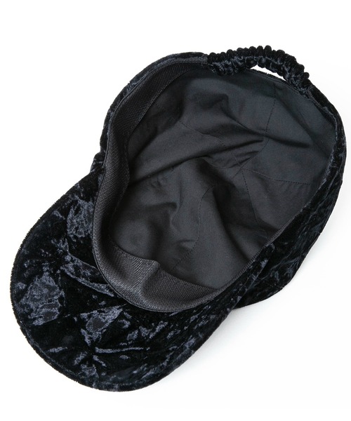 異素材MIX上品キャップ★IRIS47 ブリークキャップ ブラック 異素材MIX上品キャップ☆IRIS47 ブリークキャップ ブラック IRIS47
