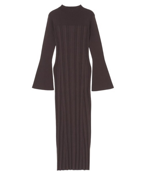 anuans（アニュアンス） ニットワンピース FREE ベージュ レディース