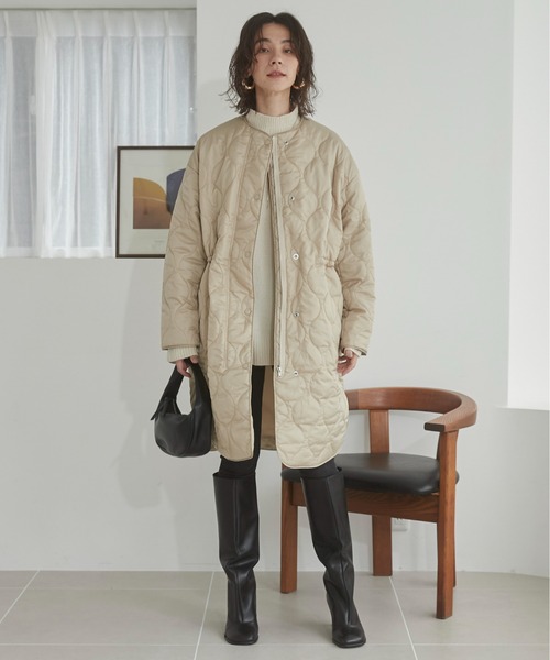 「ANGIE」 ダウンコート FREE ブラック レディース_画像4