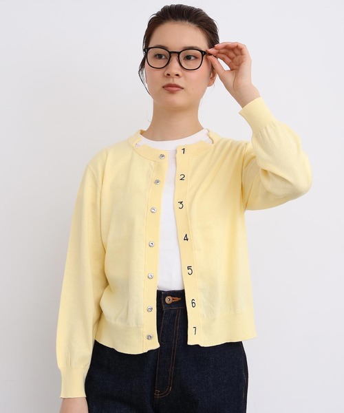 I am I in fact… - ☆新品☆I am I 数字刺繍カーディガン I am I in fact（アイアムアイインファクト） カーディガン