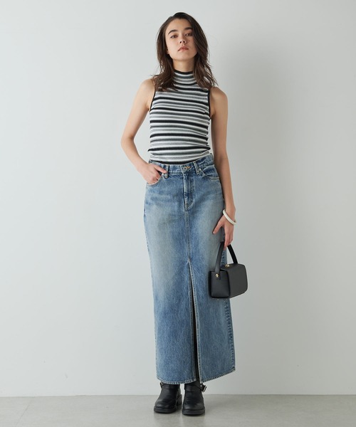 Whim Gazette（ウィム ガゼット） タイトスカート 36 ブルー