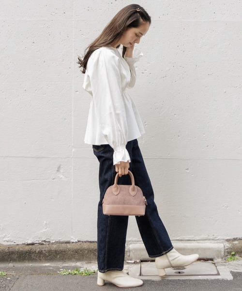 「flower」 長袖ブラウス FREE ホワイト レディース_画像3