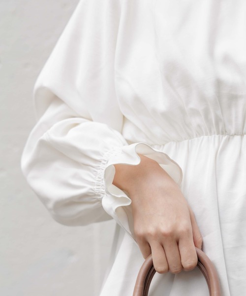 「flower」 長袖ブラウス FREE ホワイト レディース_画像8