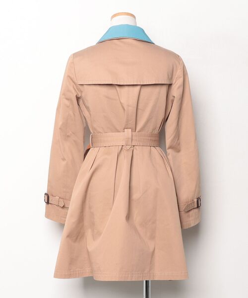 「GUILD PRIME」 ステンカラーコート 36 ベージュ レディース_画像2